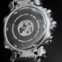 Oakley GMT World Time Chronograph Date Blue Dial With Original Box & Papers