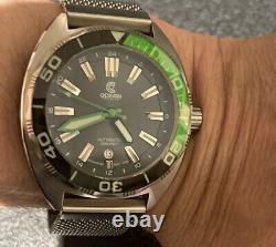 Ocean Crawler Core Diver GMT Automatic Watch Black/Green L/E