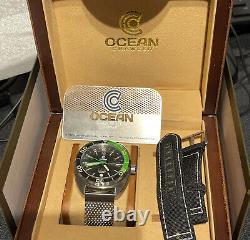 Ocean Crawler Core Diver GMT Automatic Watch Black/Green L/E