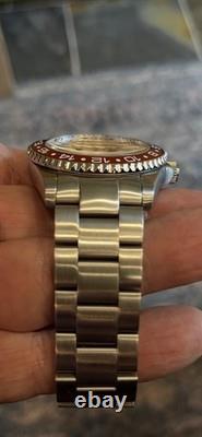 Oceaneva Deep Marine Explorer GMT Quartz 1250m 44mm Silver Dial Box/Papers