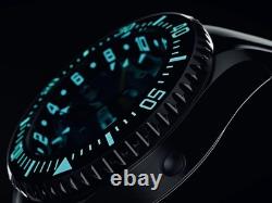 Oceaneva Deep Marine Explorer VI 6000m Titanium GMT Black Blue Automatic Watch