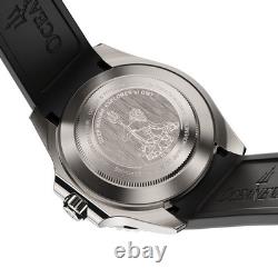 Oceaneva Deep Marine Explorer VI 6000m Titanium GMT Black Blue Automatic Watch