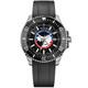 Oceaneva GMT WorldTime Grade 5 Titanium Automatic 6000m Dive Watch, Red Blue