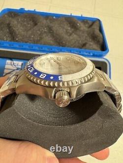 Oceaneva Men's Deep Marine Explorer GMT Watch 1250M Ceramic TITANIUM