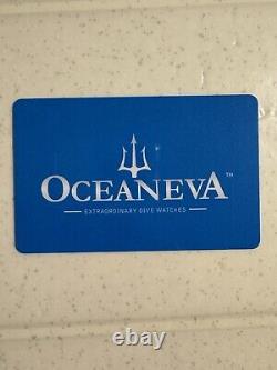 Oceaneva Men's Deep Marine Explorer GMT Watch 1250M Ceramic TITANIUM