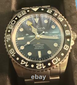 Oceaneva Men's Deep Marine Explorer GMT Watch 1250M Diver, Automatic Movement