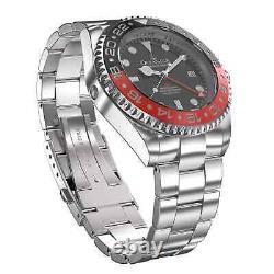 Oceaneva Swiss GMT 1250M Deep Marine Explorer 42mm Swiss Quartz Wristwatch BK. RH