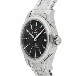 Omega De Ville GMT Auto 38mm Steel Mens Bracelet Watch Date 4533.51.00