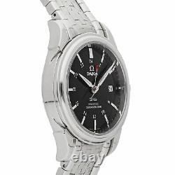 Omega De Ville GMT Auto 38mm Steel Mens Bracelet Watch Date 4533.51.00