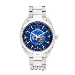 Omega Seamaster Aqua Terra GMT World Auto Steel Mens Watch 220.10.43.22.03.001