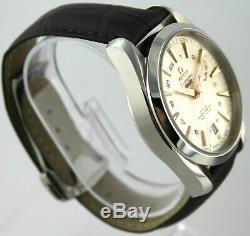 Omega Seamaster Aqua Terra Gmt 231.13.43.22.02.004 Co Axial Brown Leather Watch