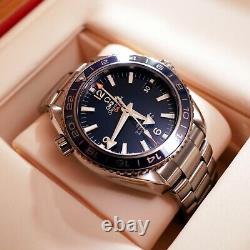 Omega Seamaster Planet Ocean 600M GMT Titanium 232.90.44.22.03.001 New Warranty