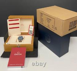Omega Seamaster World Time GMT 220.10.43.22.03.002 Summer Blue Dial Automatic Me