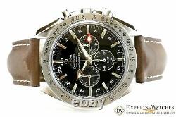 Omega Speedmaster Broad Arrow GMT Automatic CO-Axial Chronograph Watch 38815037