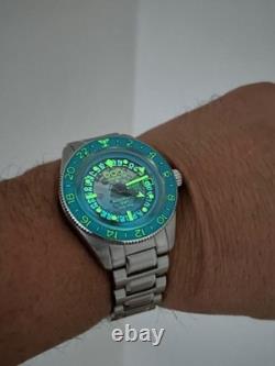 Oos 40m Angelo Azzurro Automatic Gmt Limited Edition