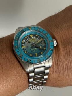 Oos 40m Angelo Azzurro Automatic Gmt Limited Edition