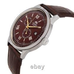 Orient Bambino GMT Automatic Bordeaux Dial Men's Watch RA-AK0705R10B