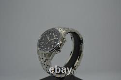 Orient Executive World Time GMT Automatic Sapphire Crystal Black Dial CEY04001B