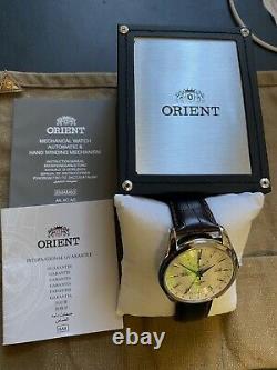 Orient GMT Polaris II (FDJ05003W0) White Dial with Leather Strap