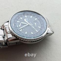 Orient King Master World Time Automatic Wristwatch GMT Mens wrist 21cm