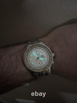 Orient Kingmaster World Time Auto Watch White Dial Runs Strong, Very Cool