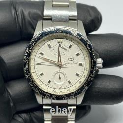 Orient Star WZ0021FA World Time GMT Watch Silver Dial Automatic Limited