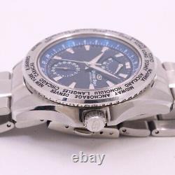 Orient Watch Orient Star World Time Gmt Automatic Blue Dial Wz0091fa Men's 40mm