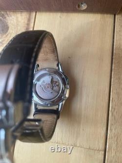 Orient World Time Automatic Wristwatch GMT Timepiece Mens Leather Strap