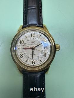 Original Santana Watch works GMT Automatic Gold Tone