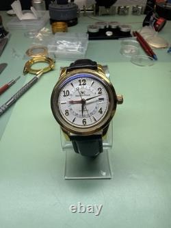 Original Santana Watch works GMT Automatic Gold Tone