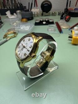 Original Santana Watch works GMT Automatic Gold Tone