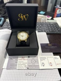 Original Santana Watch works GMT Automatic Gold Tone