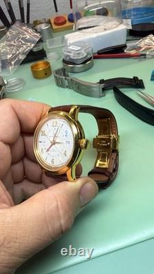 Original Santana Watch works GMT Automatic Gold Tone
