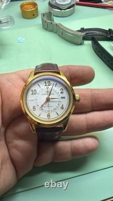 Original Santana Watch works GMT Automatic Gold Tone