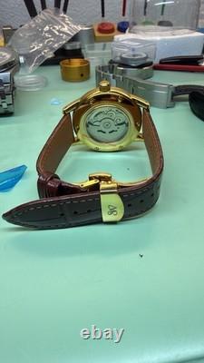 Original Santana Watch works GMT Automatic Gold Tone