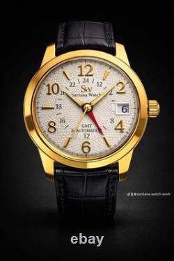 Original Santana Watch works GMT Automatic Gold Tone