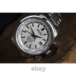 Original Seiko SUN067P1 Kinetic GMT World Time 100m Watch 5M85 Stainless Steel