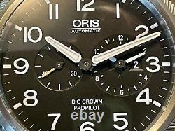 Oris Big Crown Worldtimer Wristwatch 01-690-7735-4164, lightly worn
