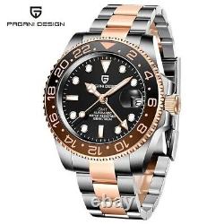 PAGANI DESIGN PD-1662 Luxury GMT Men Mechanical Wristwatch Sapphire Glass watch