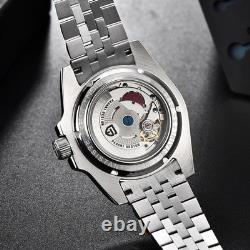 PAGANI DESIGN PD-1662 Master GMT Pepsi Meteorite Automatic Watch Jubilee NEW