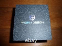PAGANI DESIGN WHITE PD-1682 V2 STEVE MCQUEEN GMT AUTOMATIC WATCH, 42mm NEW UNWORN