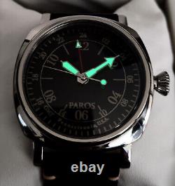 PAROS GMT Men's Automatic Watch NH34A 42MM AR Sapphire hacking & hand winding