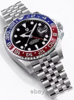Pagani Design 1662 40mm Pilot GMT 4 Hand 24hr Bezel Sapphire Date 100m Automatic