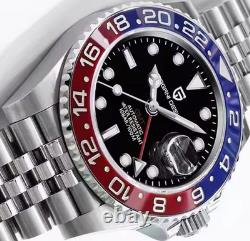 Pagani Design 1662 40mm Pilot GMT 4 Hand 24hr Bezel Sapphire Date 100m Automatic