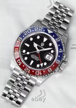Pagani Design 1662 40mm Pilot GMT 4 Hand 24hr Bezel Sapphire Date 100m Automatic