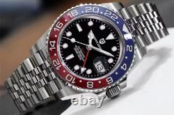 Pagani Design 1662 40mm Pilot GMT 4 Hand 24hr Bezel Sapphire Date 100m Automatic