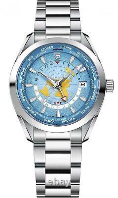 Pagani Design 1788 GMT Men's Automatic Watch Stainless Steel NH34 Waterproof
