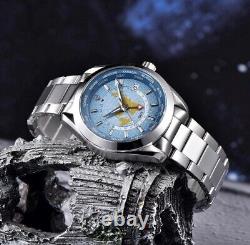Pagani Design 1788 GMT Men's Automatic Watch Stainless Steel NH34 Waterproof