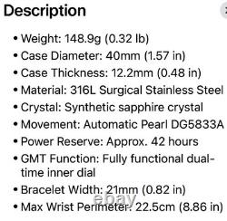 Pagani PD-1888 Automatic GMT