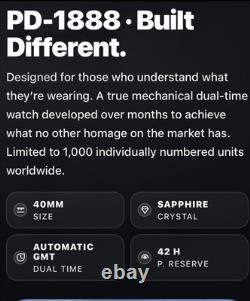 Pagani PD-1888 Automatic GMT
